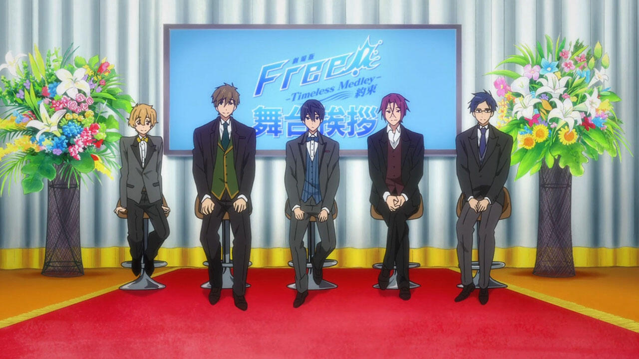 Free! Movie 2: Timeless Medley - Yakusoku: Character Butai Aisatsu постер