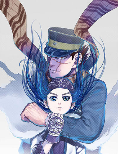 Golden Kamuy: Barato no Youjinbou/Kaiki! Nazo no Kyodai Tori постер