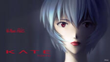 Evangelion x KATE CM постер