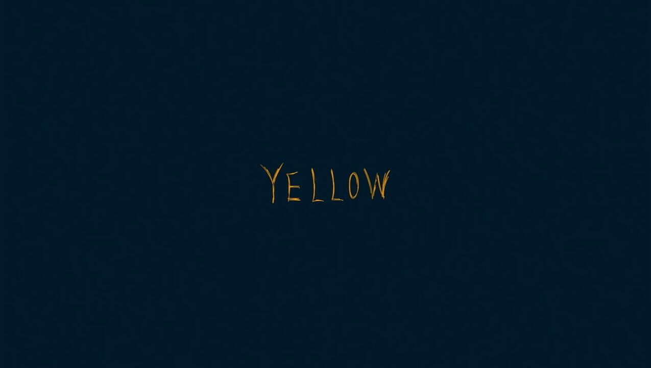 Yellow (Music) постер