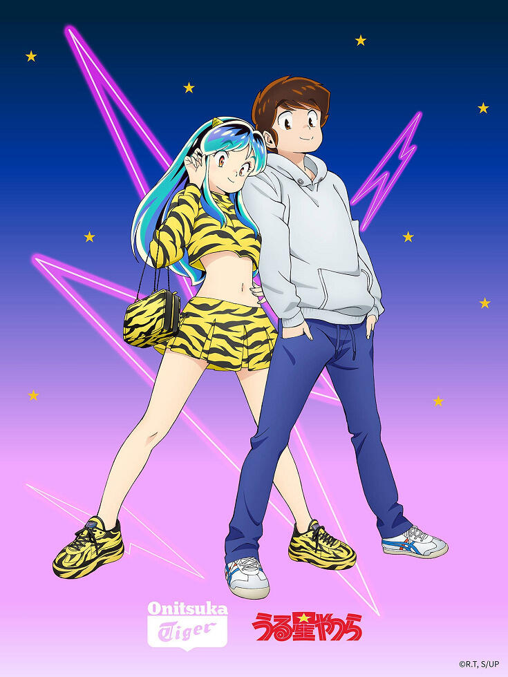 Urusei Yatsura x Onitsuka Tiger Collaboration CM постер