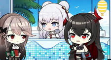 Azur Lane 4th Anniversary - A Day at the Port Ice Cream Shop постер