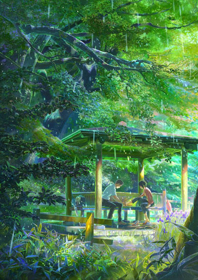 Kotonoha no Niwa постер